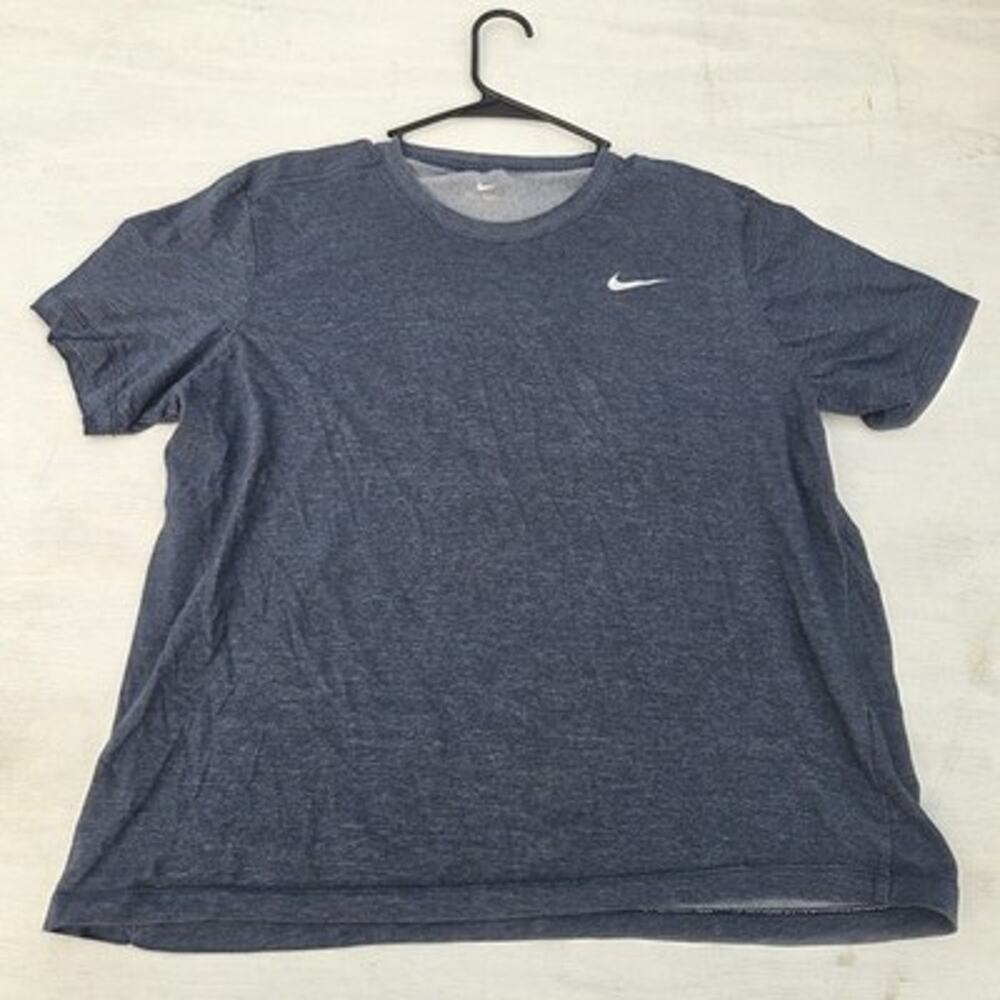 The Nike Tee Mens Large Gray Short Sleeve T Shirt Swoosh